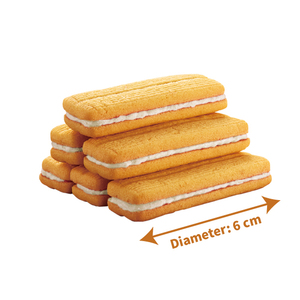 Fabricant en gros, marque OEM, <span class=keywords><strong>biscuits</strong></span> sandwich 105g, saveur graines de chia, <span class=keywords><strong>biscuits</strong></span> semi-durs, goût sucré, boîte en papier de 24 unités - Product Image 6
