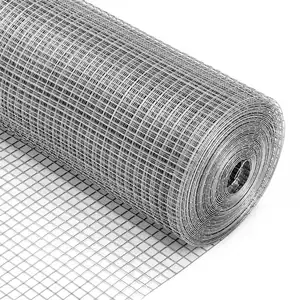 1X1 Hot DIP Galvanized Iron Welded Wire Mesh Electro Galvanized Wire Mesh Rabbit Chicken Bird Cage For Poultry