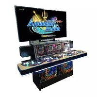 Mesin Game ikan, 4 pemain 55 inci permainan menembak ikan meja ikan