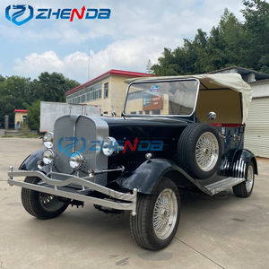 Nuovo Stile 2025 Personalizzato, Vendita Calda, <span class=keywords><strong>Auto</strong></span> Classica Nera per Turismo, Carro Elettrico Vintage con Guida a Destra, <span class=keywords><strong>Auto</strong></span> Usate con Cofano Bianco - Product Image 3