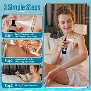 पैर की असुविधा के लिए प्राकृतिक और शुद्ध मृत समुद्री मैग्नीशियम स्प्रे और एक शांत नींद को बढ़ावा देता है - Product Image 6