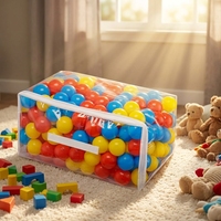 Vente en gros d'usine, balles rebondissantes colorées pour enfants en plastique LDPE transparent épaissi, jouet gonflable pour enfants de 3 à 6 ans