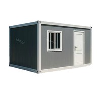 Maison conteneur d'exportation d'usine, bureau, dortoir, maisonnette pliable mobile préfabriquée