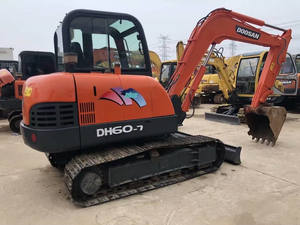 Pas cher utilisé mini pelle Sur Chenilles DH60-7 Usine vente utilisé mini pelle machines DH60-7 - Product Image 5