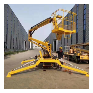 Nuevo diseño, elevador para 1 persona, telescópico, portátil, elevador articulado para recoger cerezas, elevador de pluma remolcable - Product Image 6