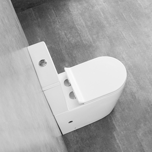 Offre Spéciale sanitaire toilette en céramique femmes wc cuvette de toilette debout deux pièces toilette sans rebord pour salle de bain - Product Image 4