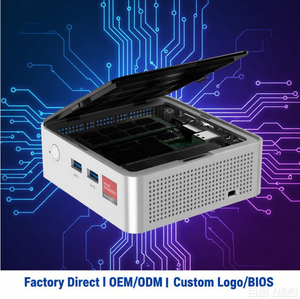 Mini PC AMD R3 4300U directement de l'usine, 64 Go DDR4, double SSD M.2, OEM/ODM, logo/BIOS personnalisés, ordinateur de bureau économique, Windows 11 Pro - Product Image 1