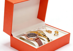 Boîte de rangement rectangulaire de protection pour montres, colliers et bagues – Coffret cadeau pour bijoux et montres – Offre spéciale - Product Image 4