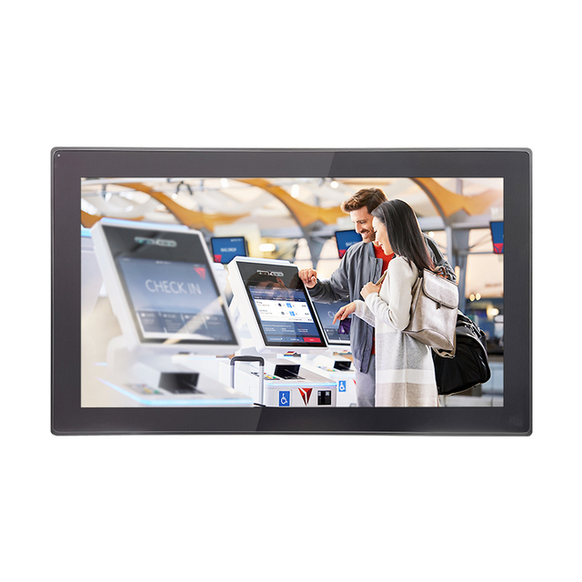 27 Inch Wall Mount USB 10-Points PCAP Capacitive Touch Monitor 1000 Nits IP65 TFT LCD Touch Screen Panel PC