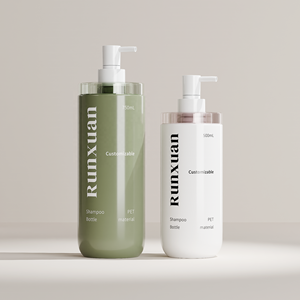 Chai nhựa PET đựng xà phòng rửa tay mẫu miễn phí 500ml, chai nhựa PET đựng sữa tắm và gel tắm 750ml, lọ đựng mỹ phẩm trẻ em - Product Image 3