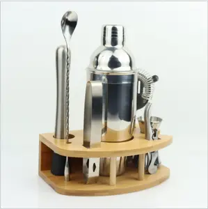 Stainless Steel Cocktail Mixer For Club Barware Tools Best Martini Shaker Silver Polished Cocktail Shaker For Bar Parties