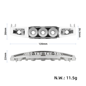 ถ้วยไฟหน้าพลาสติก KuKirin G4 สำหรับสกู๊ตเตอร์ไฟฟ้า KUGOO Kukirin G4 อะไหล่ถ้วยไฟหน้า โคมไฟหน้า - Product Image 2