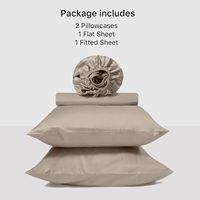 Parures de draps en bambou, ensemble de literie en gros, ensemble de draps-housses 100 % bambou biologique