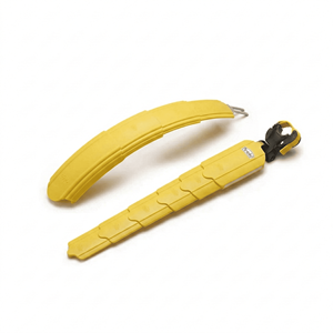 Garde-boue pliable Sunnywheel à dégagement rapide en plastique, étanche, avec bandes réfléchissantes, sans outil, pour la sécurité des vélos de route - Product Image 1