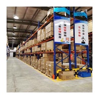 Système de rayonnage sélectif à palettes pour entrepôt, robuste, pour le stockage de produits chimiques et de matériaux industriels