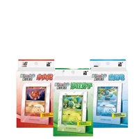 2025 cartes de jeu Anime cartes de jeu Pokemoned 151 partenaires originaux Charmander Bulbasaur Squirtle boîte de cartes de Collection Rare