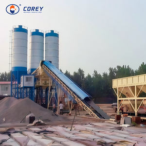 โรงงานผสมคอนกรีตอุตสาหกรรม Corey ขนาดใหญ่ รุ่น Hzs60 สายการผลิตระบบ PLC อัตโนมัติเต็มรูปแบบ พร้อมปั๊มคอนกรีตและมอเตอร์ - Product Image 5