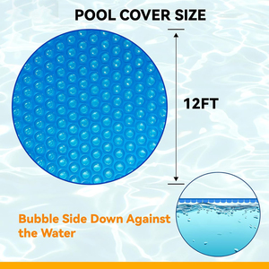 Couverture solaire flottante robuste <span class=keywords><strong>anti</strong></span>-âge pour piscine ronde ou rectangulaire - Product Image 5