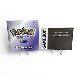 Manuale USA NOE FRA ESP <span class=keywords><strong>ITA</strong></span> POKE Crystal GOLD argento blu rosso giallo per Gbc - Product Image 3