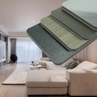 Panneau mural en placage de bois de charbon de bambou 1220x2440mm, étanche, qualité E0, écologique, pour revêtement mural intérieur d'appartement et de maison