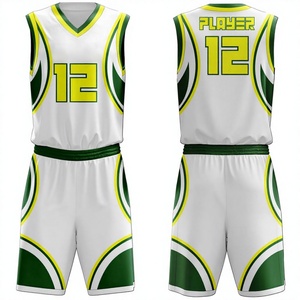 Uniforme de basket-ball de haute qualité, meilleur prix, nouveau design, respirant, anti-humidité, 100% polyester, service OEM personnalisé, best-seller - Product Image 1