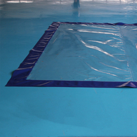 Bâche transparente imperméable avec œillets, panneaux latéraux de pergola en PVC, rideau en plastique transparent pour balcon