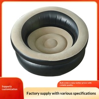 Nouveau Fauteuil Gonflable Sphérique Transfrontalier pour une Personne, Style Nid d'Oiseau Floqué, Design Moderne et Simple