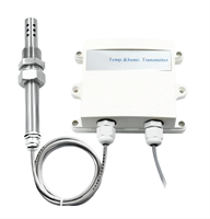 Écran LCD numérique Type de mur Capteur d'humidité de l'air Température Transmetteur USB 4-20ma + Sortie relais Précision 0.3% Plastique OEM IP65