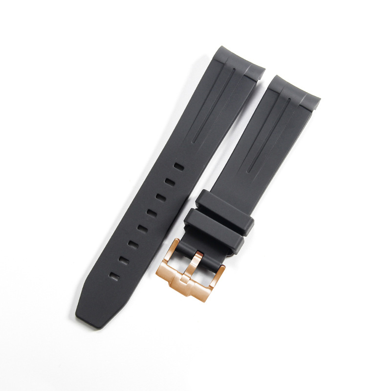 Negro con negro - Hebilla rosa - K14
