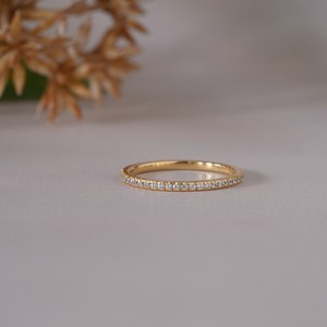 แหวนเพชรทรงเชฟรอนสีเหลืองทองหรูหราสำหรับผู้หญิง แหวนแต่งงานทรงวีเรียบง่าย แหวนครบรอบแต่งงาน เครื่องประดับทันสมัย - Product Image 1