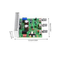 Placa amplificadora HiFi de alta fidelidad de 2,0 canales de doble canal 4558 módulo amplificador de Audio Pre Op Amp TDA7265