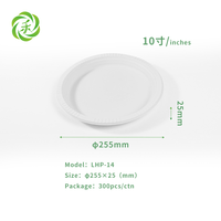 Assiettes jetables en amidon de maïs de 10 pouces – Fournisseur d'usine de vaisselle micro-ondable en bioplastique pour fêtes, restaurants et traiteurs
