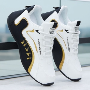 Zapatillas deportivas de moda para hombre, con diseño de patchwork, con cordones, ligeras, para caminar a diario, con suela antideslizante. - Product Image 2