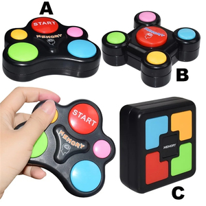 Câu đố trò chơi giao diện điều khiển LED ánh sáng âm thanh tương tác đồ chơi Đào tạo tay não phối hợp bộ nhớ điện tử trò chơi cho trẻ em - Product Image 1