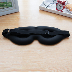 Máscara para dormir 3D Deep Eye Socket ajustable suave memoria algodón 3D Eye Sleep Mask con caja <span class=keywords><strong>de</strong></span> embalaje - Product Image 3