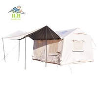 Carpa Inflable Fácil de Instalar, Impermeable, para las 4 Estaciones, con Bomba Manual, Carpa Oxford para Glamping y Camping