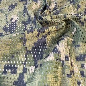 Venta Directa de Fábrica, Tela de Camuflaje de Poliéster <span class=keywords><strong>100</strong></span>%, Tejido de <span class=keywords><strong>Malla</strong></span> de Ojo de Pájaro para Mascarillas o Tela de Camuflaje - Product Image 4