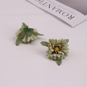 Flores Artificiales de Seda, Materiales para Manualidades, Cabezas de Peonía Pequeñas, Adornos para el Cabello Estilo Vintage, Horquillas Decorativas - Product Image 4