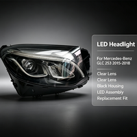 Ampoules de phares LED automobiles, projecteur de lumière automobile pour Mercedes Benz GLC 253 2015-2018 LED OE A2539060901 A2539061001
