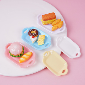 Assiettes miniatures en céramique DIY : Assiettes/récipients alimentaires simulés faits à la main, ustensiles de cuisine miniatures, assiettes à poisson - Product Image 3
