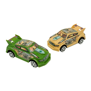Veicolo Militare a Retrocarica in Plastica, <span class=keywords><strong>Auto</strong></span> da Corsa a Frizione 13,7 CM, Giocattoli per Bambini per Grandi Sorprese in Uova Giocattolo - Product Image 4