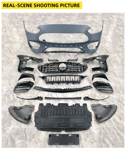 Kit carrosserie pour Classe C W206 2022+ style AMG63 : Lame avant, pare-chocs avant, pare-chocs arrière, calandre, spoiler de toit - Product Image 2