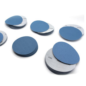 PSA <strong>Sanding</strong> <strong>Disc</strong> Abrasive Velcro <strong>Disc</strong> Blue Aluminum Oxide Round Sandpaper 125mm 5 Inch Sand Paper Disco Automotive Sandpaper - Product Image 6