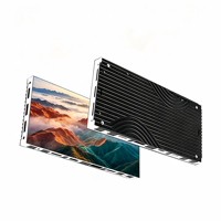 Écran LED d'intérieur GOB P1.86 à pas de pixel fin, module LED haute définition, mur vidéo sans soudure, affichage commercial