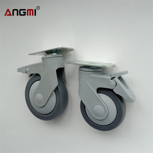 5 "Gewindes tiel Wasserdicht Korrosions schutz Nylon Kunststoff Joch halterung Medizinischer Toiletten stuhl Lenkrad für Krankenhaus - Product Image 2