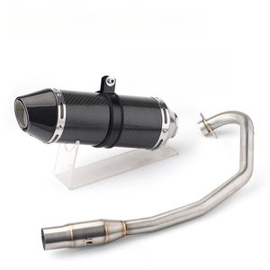 Modificación de Escape para Motocicleta, Actualización del Tubo de Escape Delantero con Sistema de Contrapresión - Product Image 3