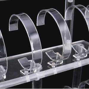 Espositore per orologio in acrilico trasparente e nero - Product Image 4