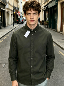 <span class=keywords><strong>Camisa</strong></span> de Lino y Algodón <span class=keywords><strong>para</strong></span> <span class=keywords><strong>Hombre</strong></span>, Nueva Colección 2026, con Logotipo de Marca Personalizado, Manga Larga, <span class=keywords><strong>Blanca</strong></span>, Abotonada, Estilo Casual, Talla Personalizada OEM - Product Image 2
