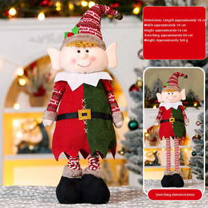 Décorations <span class=keywords><strong>de</strong></span> Noël Père Noël <span class=keywords><strong>Bonhomme</strong></span> <span class=keywords><strong>de</strong></span> <span class=keywords><strong>neige</strong></span> Renne Ornements <span class=keywords><strong>de</strong></span> Noël Bonne année Poupées <span class=keywords><strong>de</strong></span> Noël Décorations d'intérieur - Product Image 5