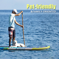 Tabla de Paddle Surf Inflable OEM de Fábrica 11'x33"x6" con Tecnología Drop Stitch DWF, Capacidad de 330lbs, Certificaciones CE ROHS REACH, Gráficos Personalizados